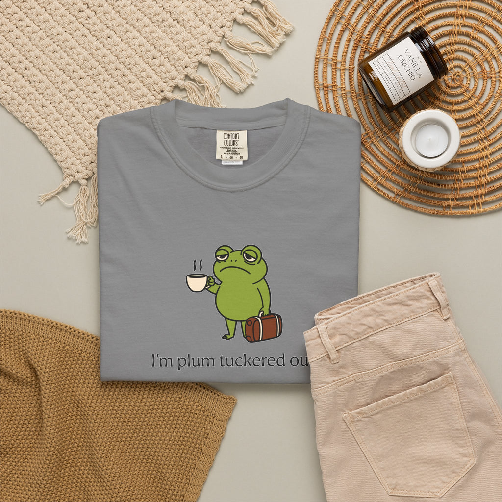 Plum Tuckered Out T-shirt
