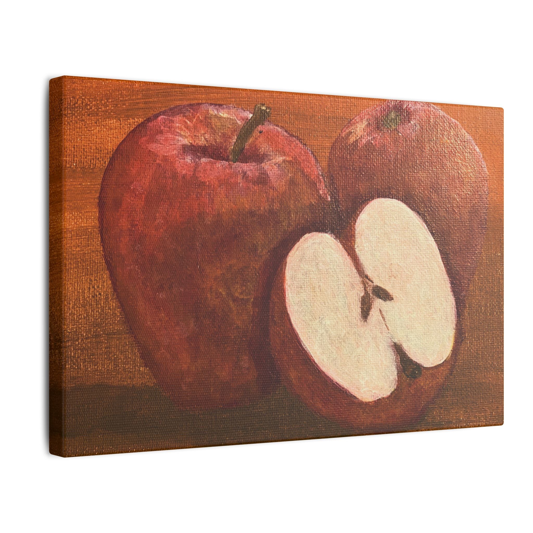 Red Apple Still Life Canvas