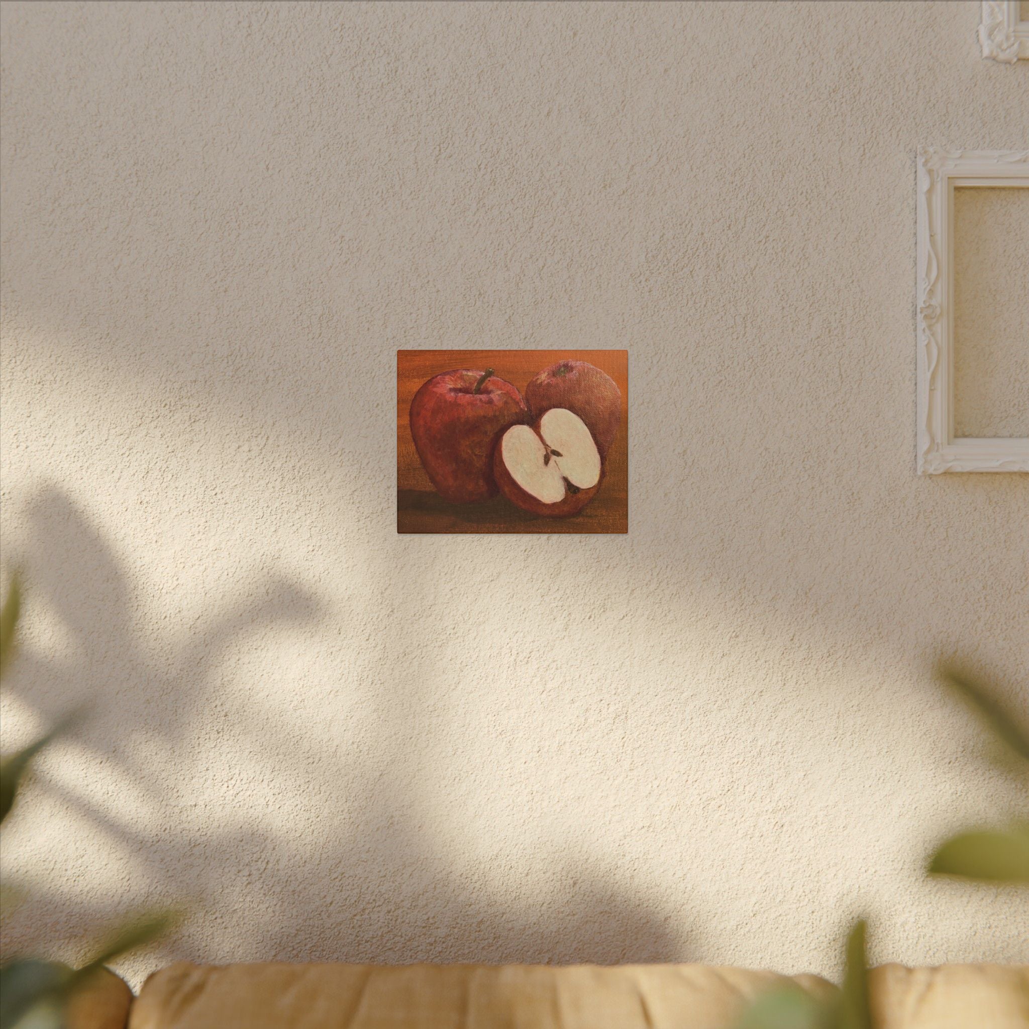 Red Apple Still Life Canvas