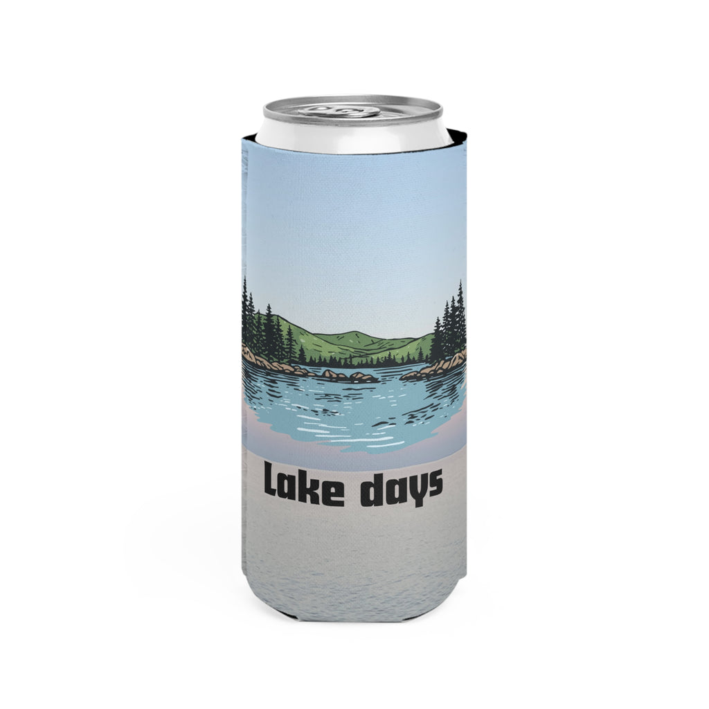 Lake Days Tall Can Cooler