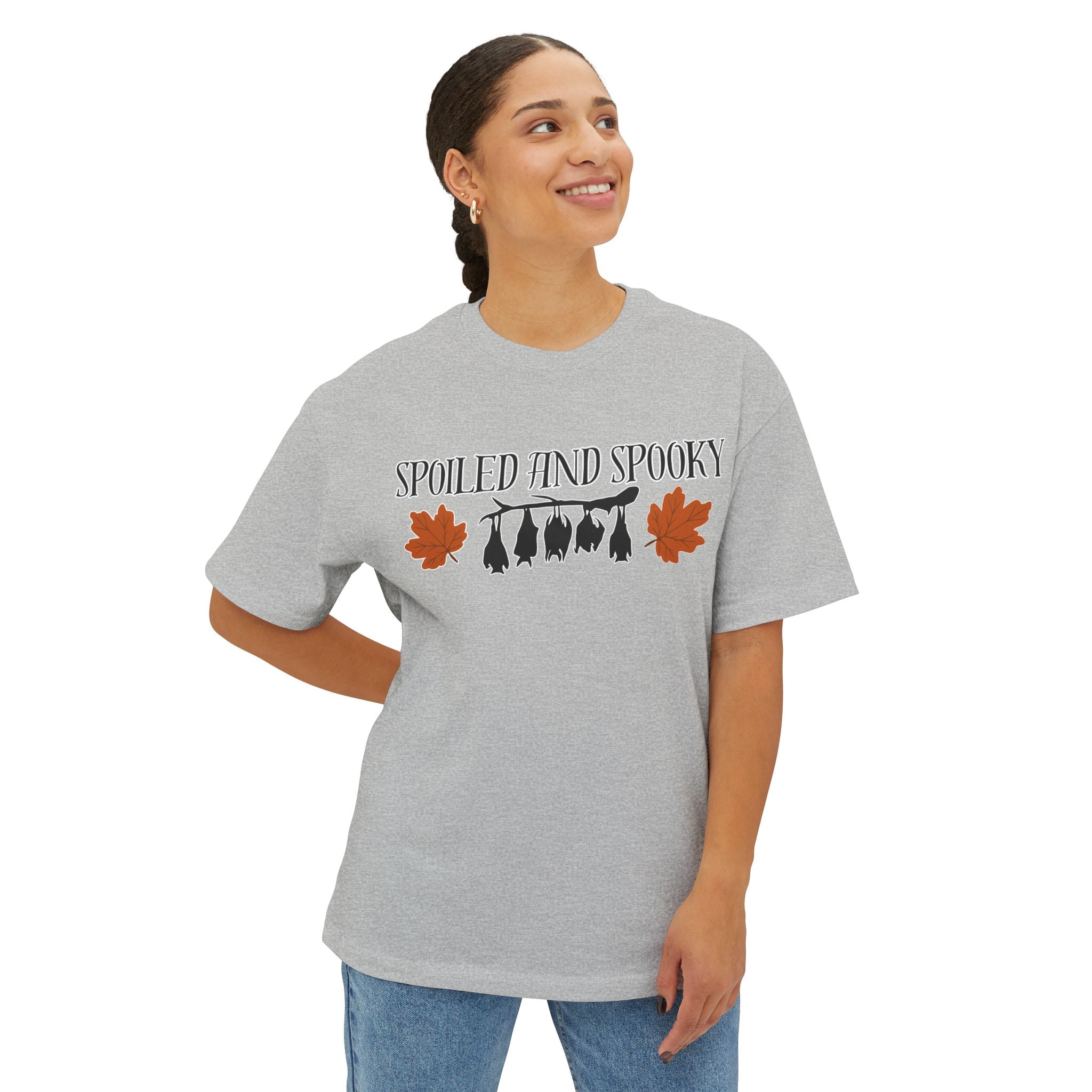 Spooky and Spoiled Oversized Boxy Tee