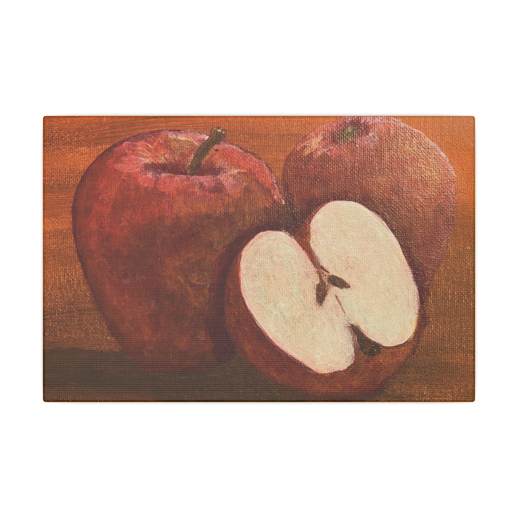 Red Apple Still Life Canvas