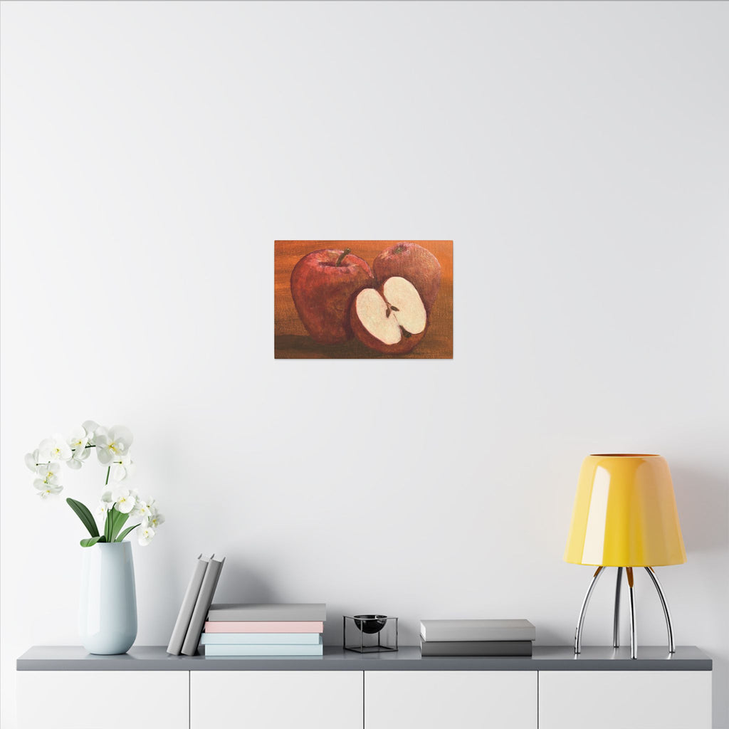 Red Apple Still Life Canvas