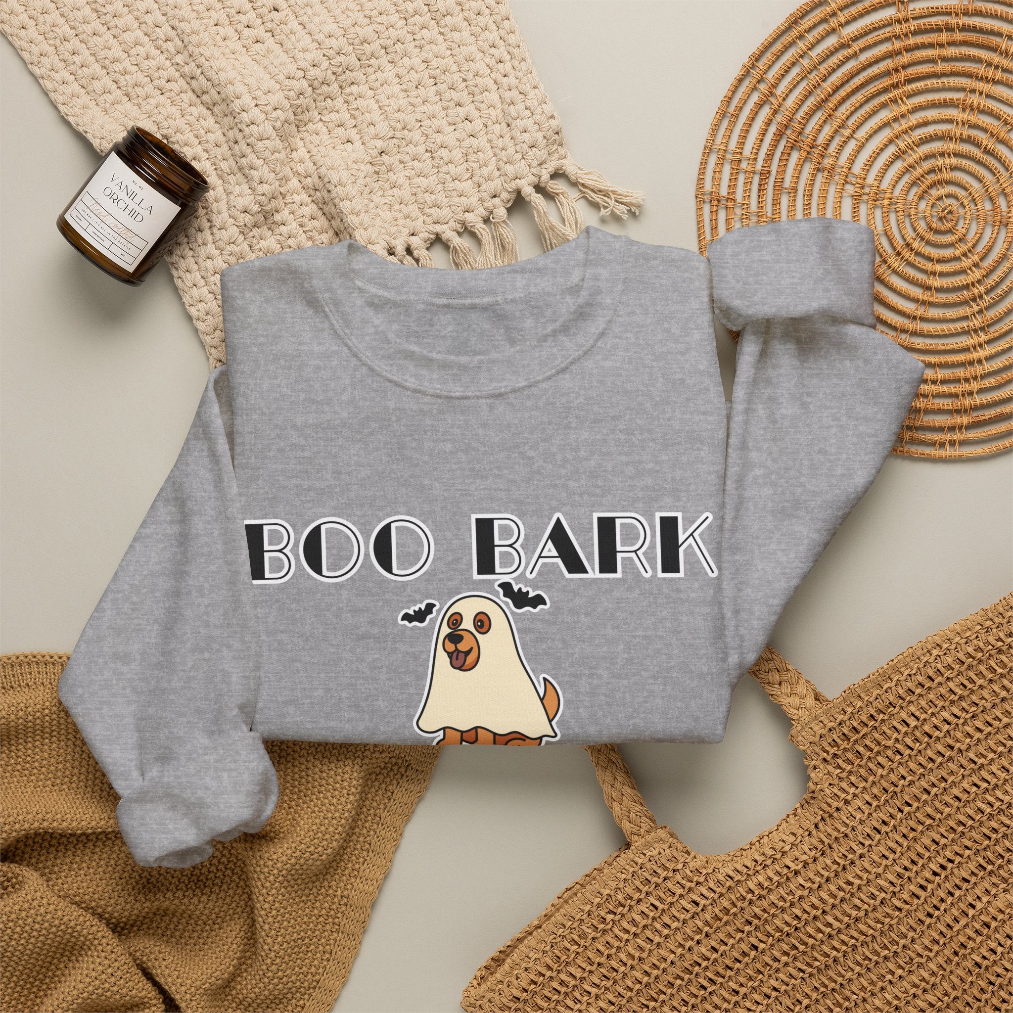Boo Bark Crewneck Sweatshirt