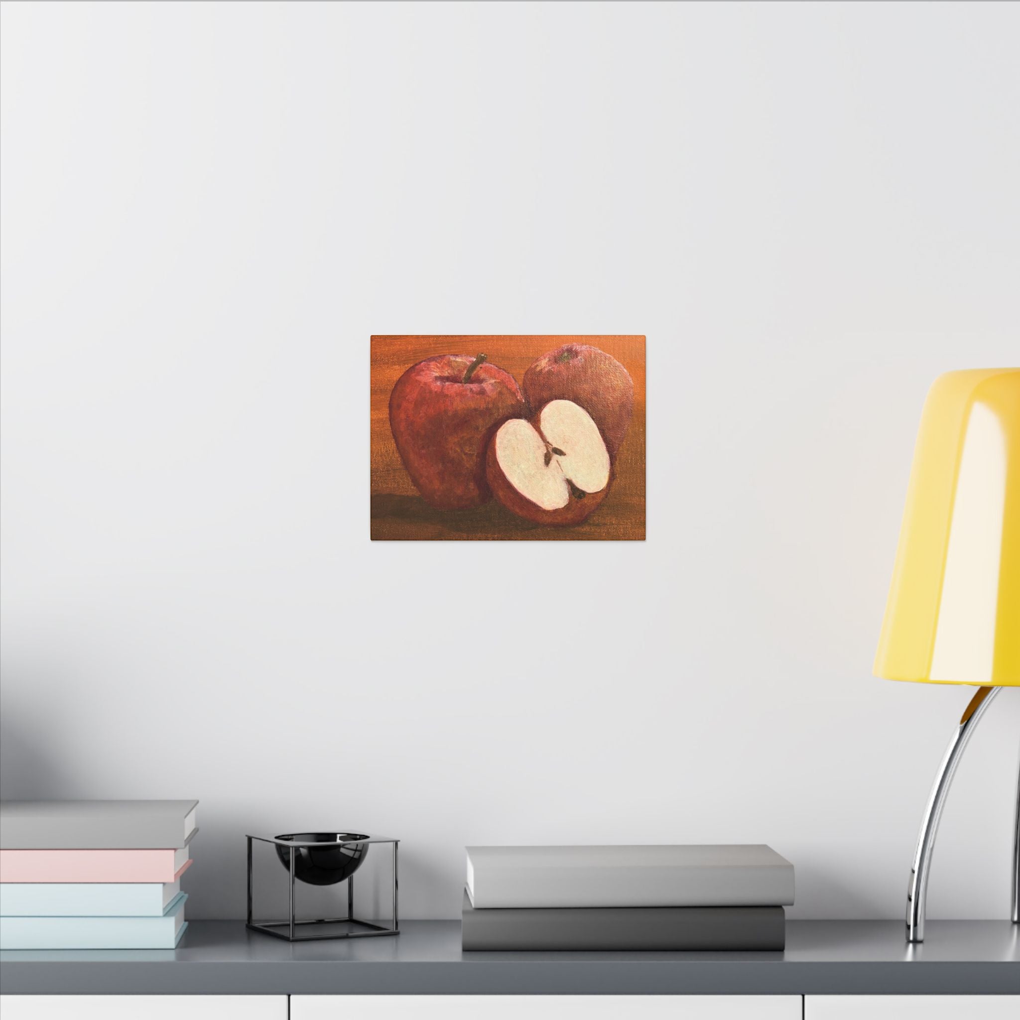 Red Apple Still Life Canvas