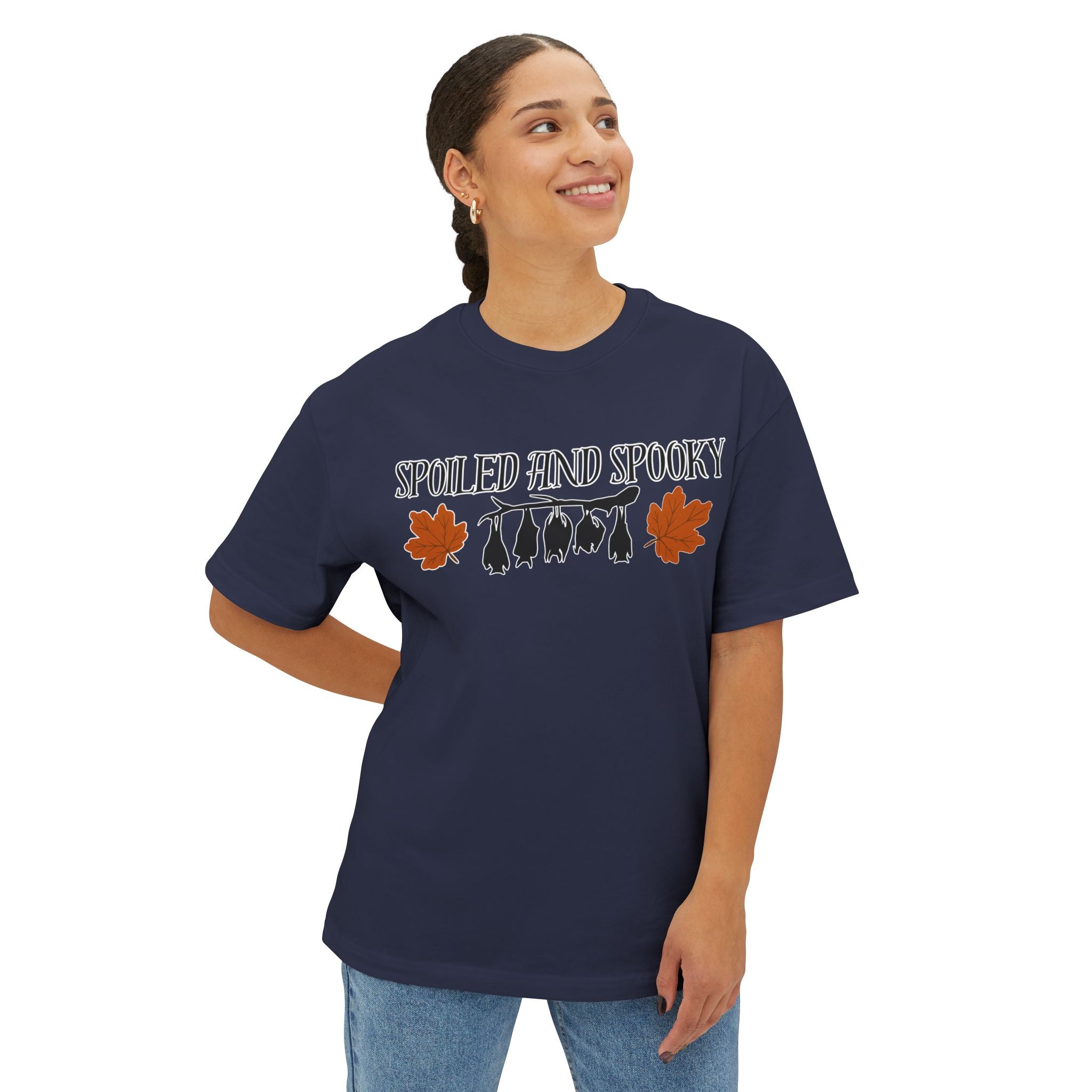 Spooky and Spoiled Oversized Boxy Tee
